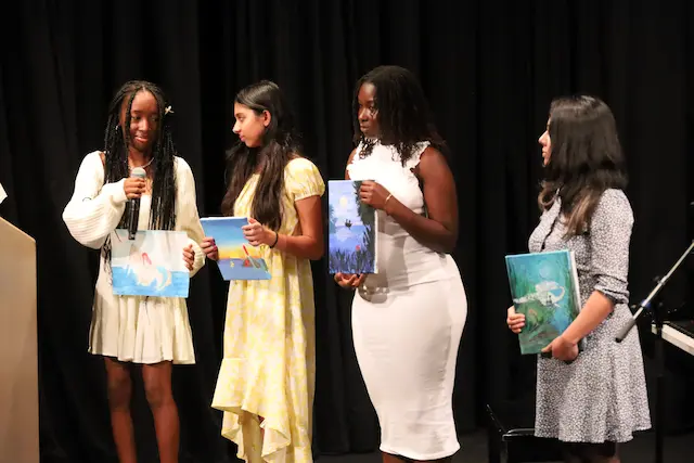 Art students presenting at recital in Brampton