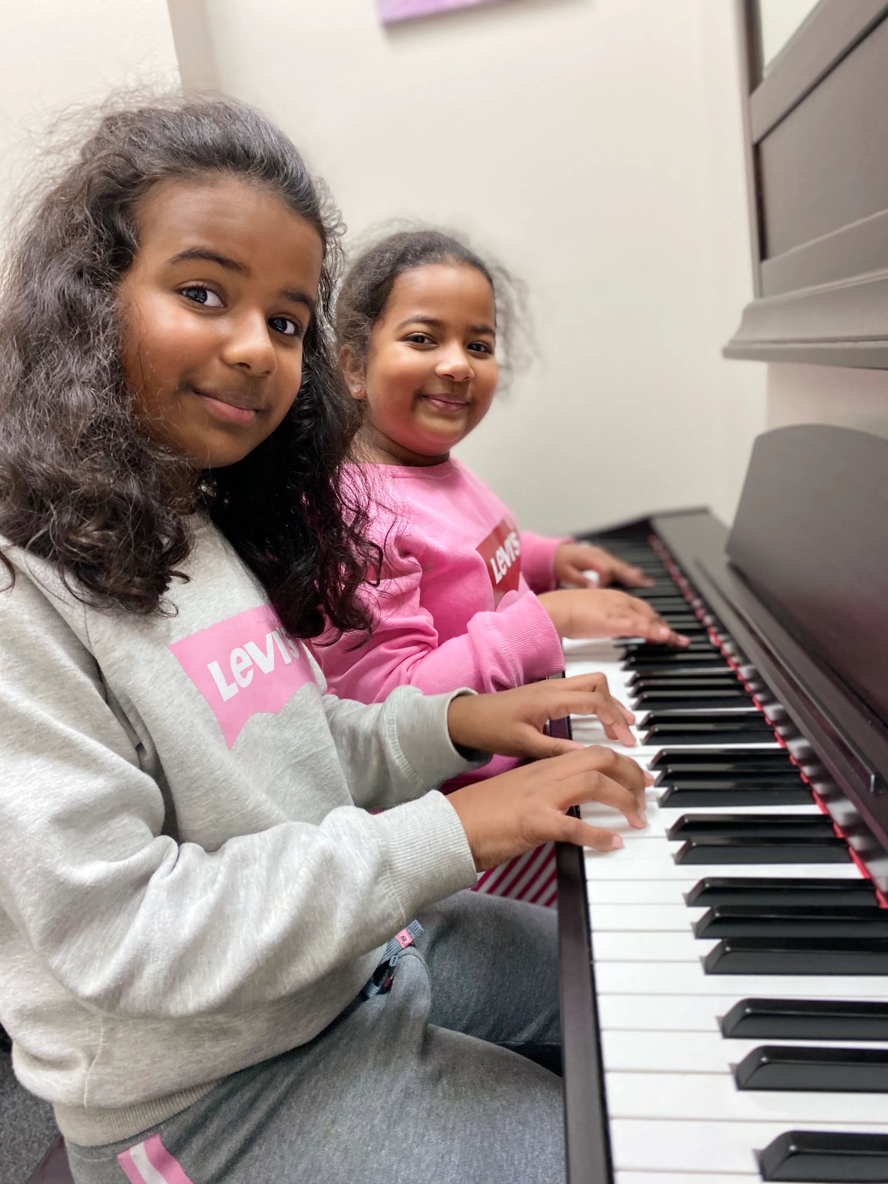 Piano students at SYNERGY Performing Arts Academy Brampton