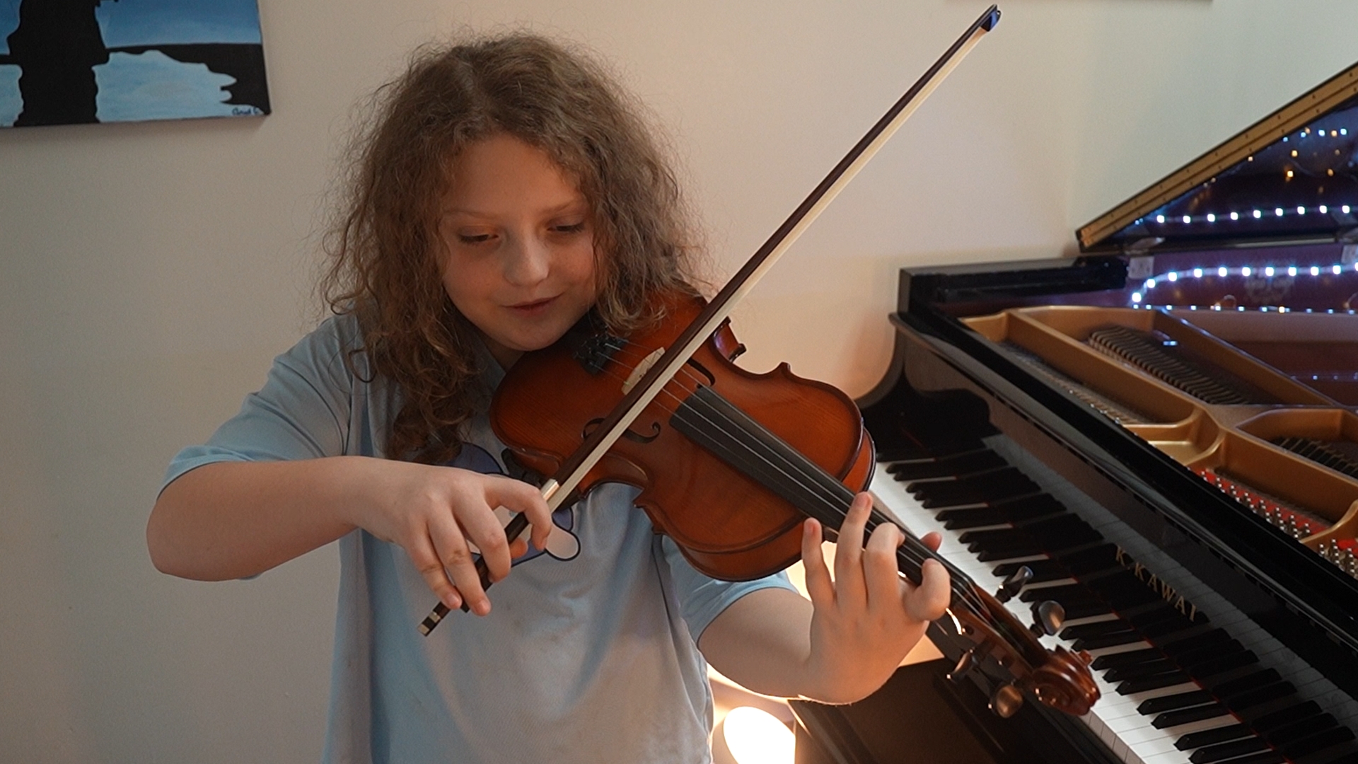 Violin lesson at SYNERGY Brampton